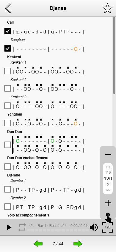 Tempo control